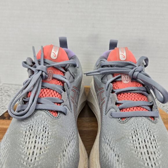 Asics Gel-Cumulus 25 Gray Purple Gym Daily Athletic Road Running Shoe Women 10.5 - Picture 7 of 14